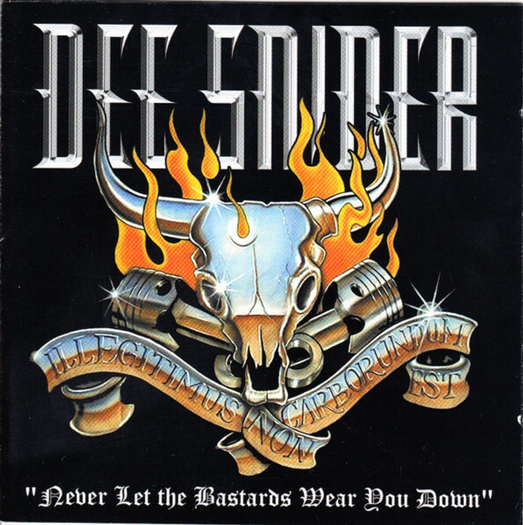 DEE SNIDER Never Let the Bastards Wear You Down CD Hard Rock, Heavy Metal