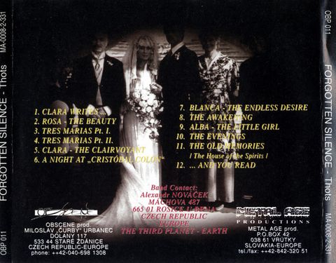 Used) FORGOTTEN SILENCE Thots CD Death Metal, Avantgarde, Doom