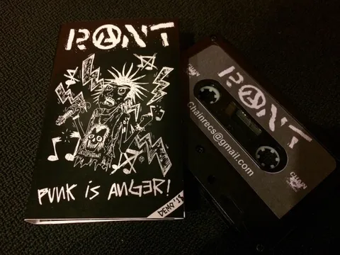 RANT Punk is Anger Demo Cassette Tape