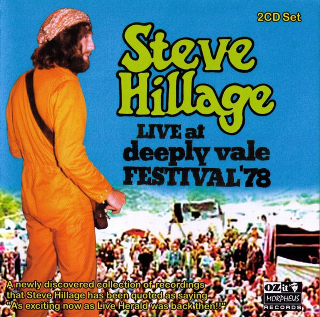 STEVE HILLAGE Live At Deeply Vale Festival '78 2CD