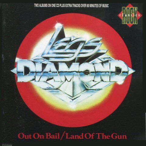 LEGS DIAMOND Out on Bail Land of the Gun CD