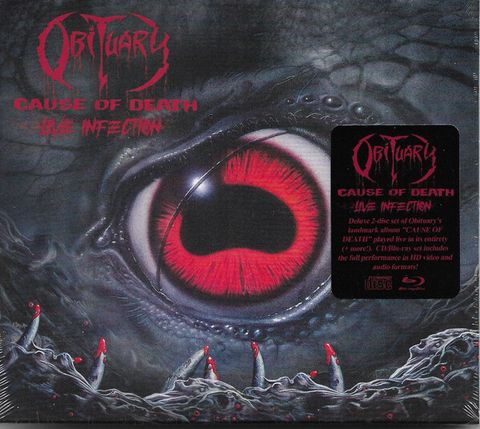OBITUARY Cause Of Death ● Live Infection CD + Blu-ray