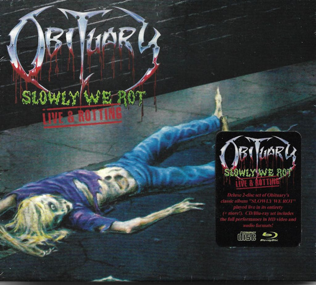 OBITUARY Slowly We Rot - Live & Rotting CD + Blu-ray