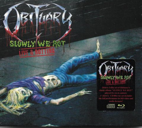 OBITUARY Slowly We Rot - Live & Rotting CD + Blu-ray