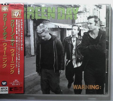 GREEN DAY Warning (JAPAN PRESS with OBI) CD variant