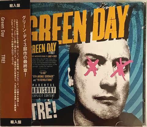 GREEN DAY Tre CD ¡Tré! (Japan press with OBI)