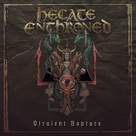 HECATE ENTHRONED Virulent Rapture CD 2020 Reissue, Digipak