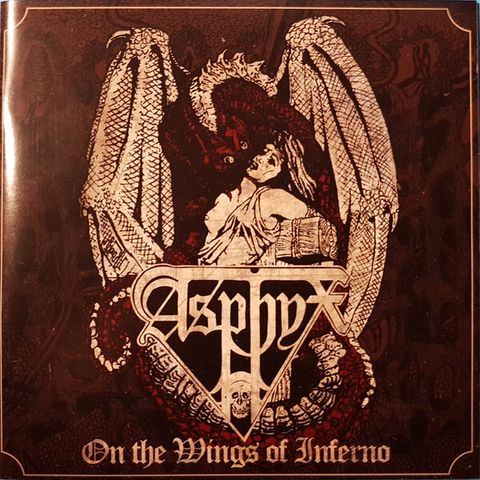 ASPHYX On The Wings Of Inferno CD (2009 Reissue, Remastered, Black Disc)