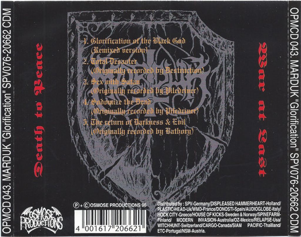 MARDUK Glorification CD2