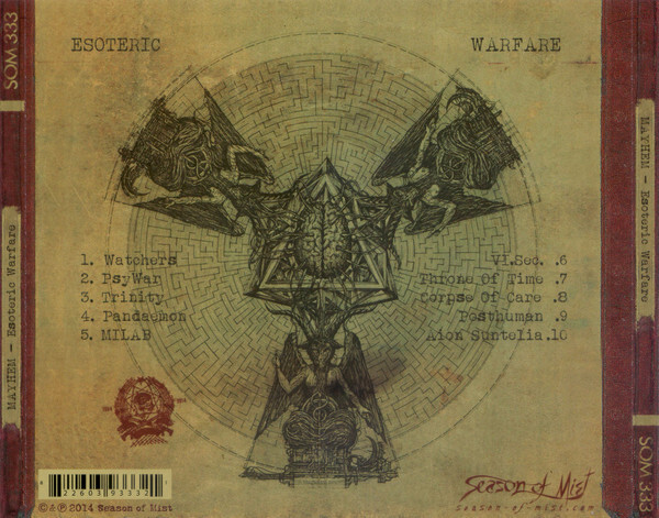 Mayhem Esoteric Warfare LTD ブラックメタル Mayhem, 'Esoteric