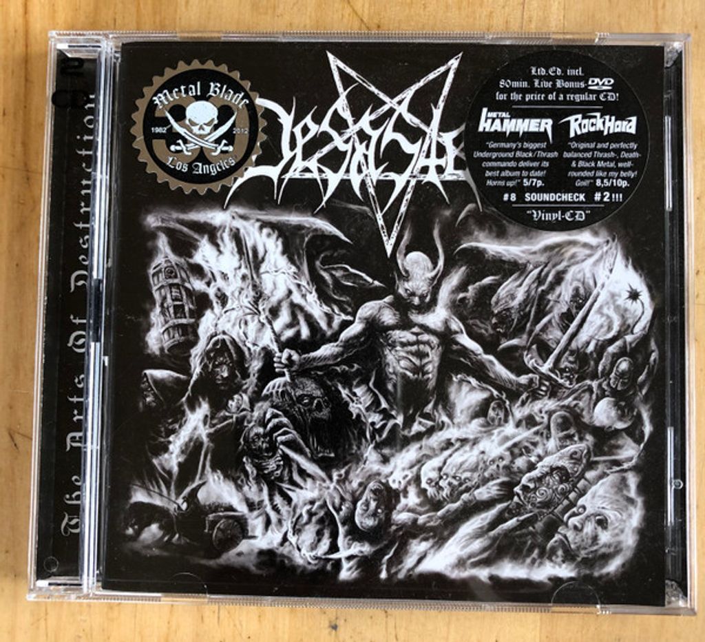 DESASTER The Arts Of Destruction CD + DVD