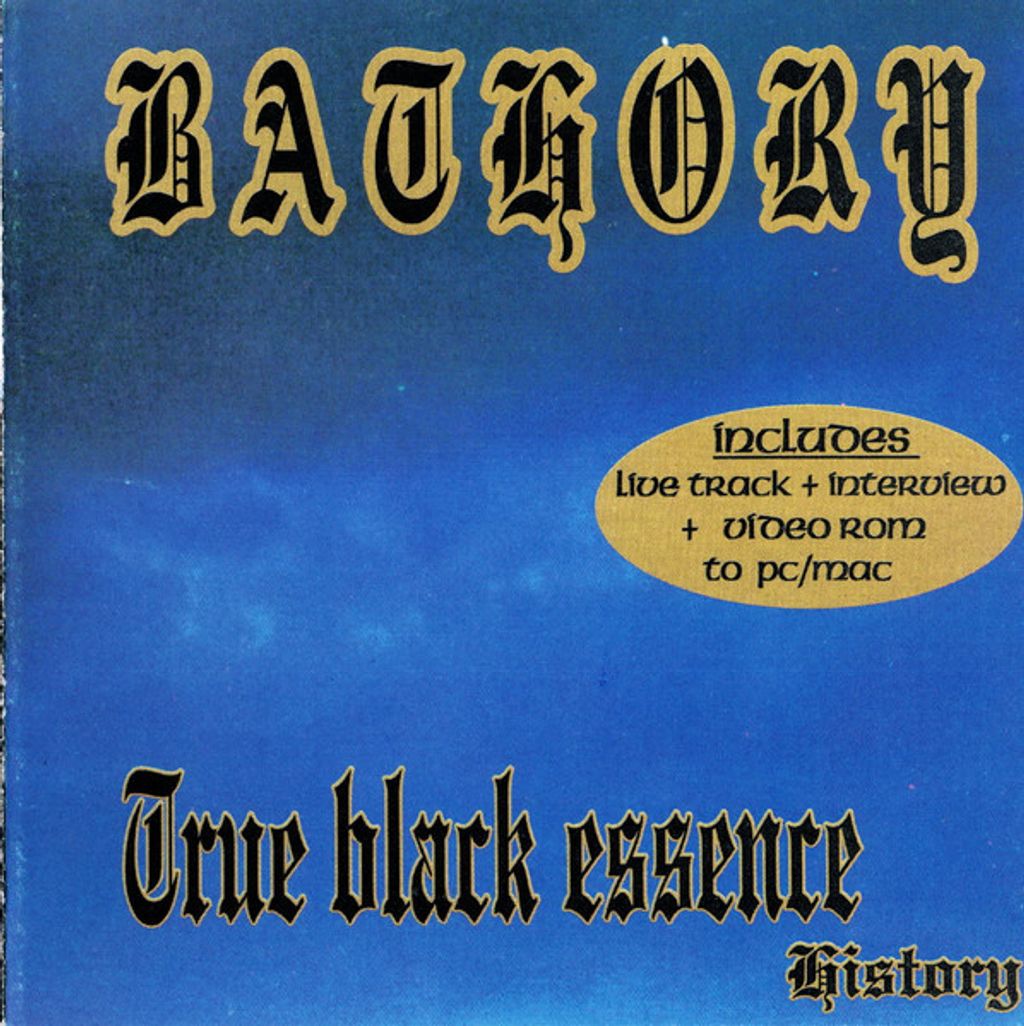 BATHORY True Black Essence (History) CD