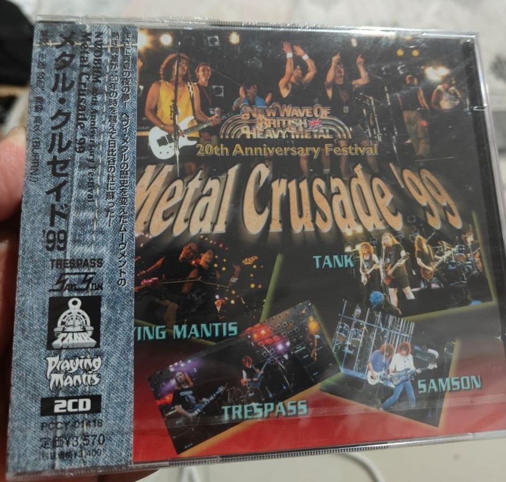 Praying Mantis, Tank, Samson, Trespass – NWOBHM 20th Anniversary Festival - Metal Crusade '99 2CD (Japan press with OBI)