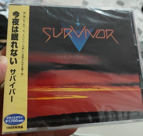 SURVIVOR Too Hot To Sleep CD (Japan press with OBI)
