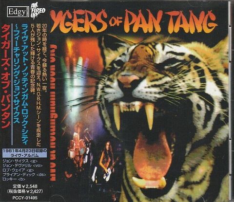 TYGERS OF PAN TANG Live At Nottingham Rock City CD (Japan press with OBI)