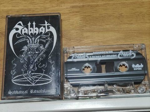 SABBAT Sabbatical Ritualslaught CASSETTE TAPE Black