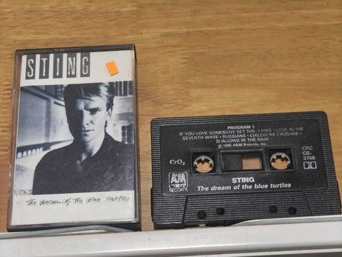 STING The Dream Of The Blue Turtles CASSETTE TAPE