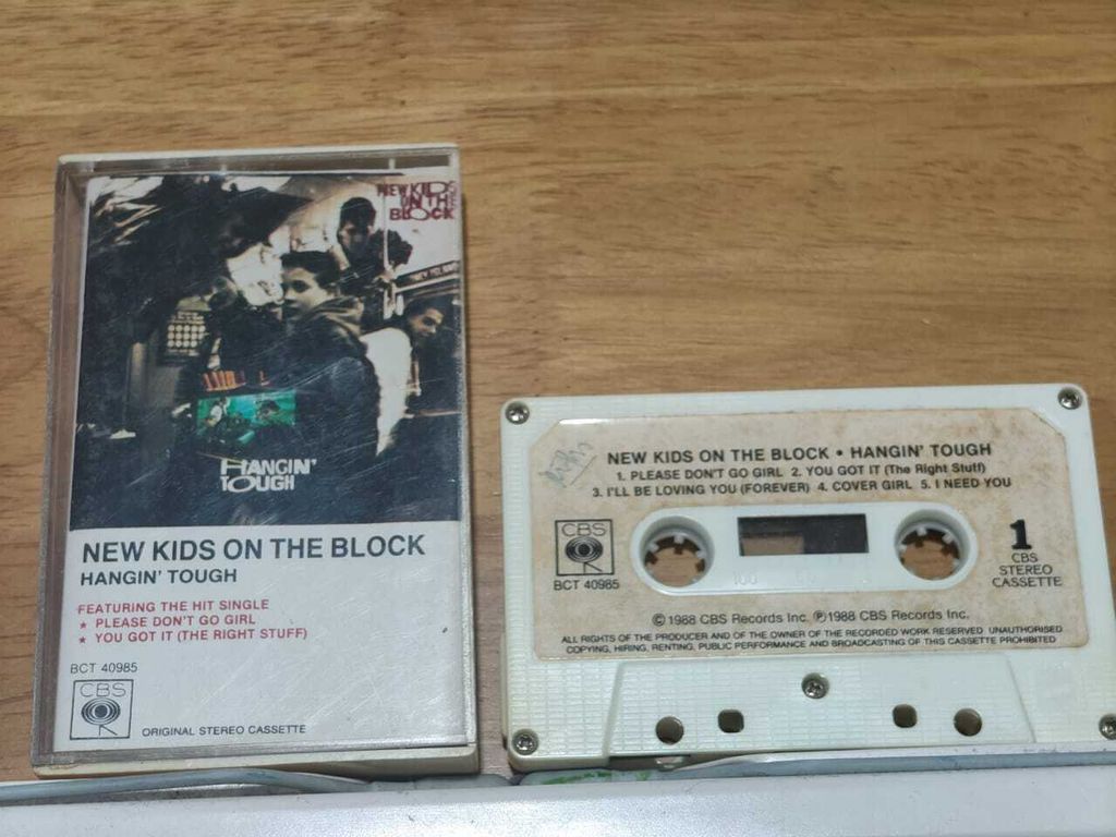 NEW KIDS ON THE BLOCK Hangin' Tough CASSETTE TAPE