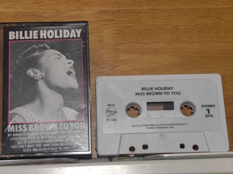BILLIE HOLIDAY Miss Brown To You CASSETTE TAPE
