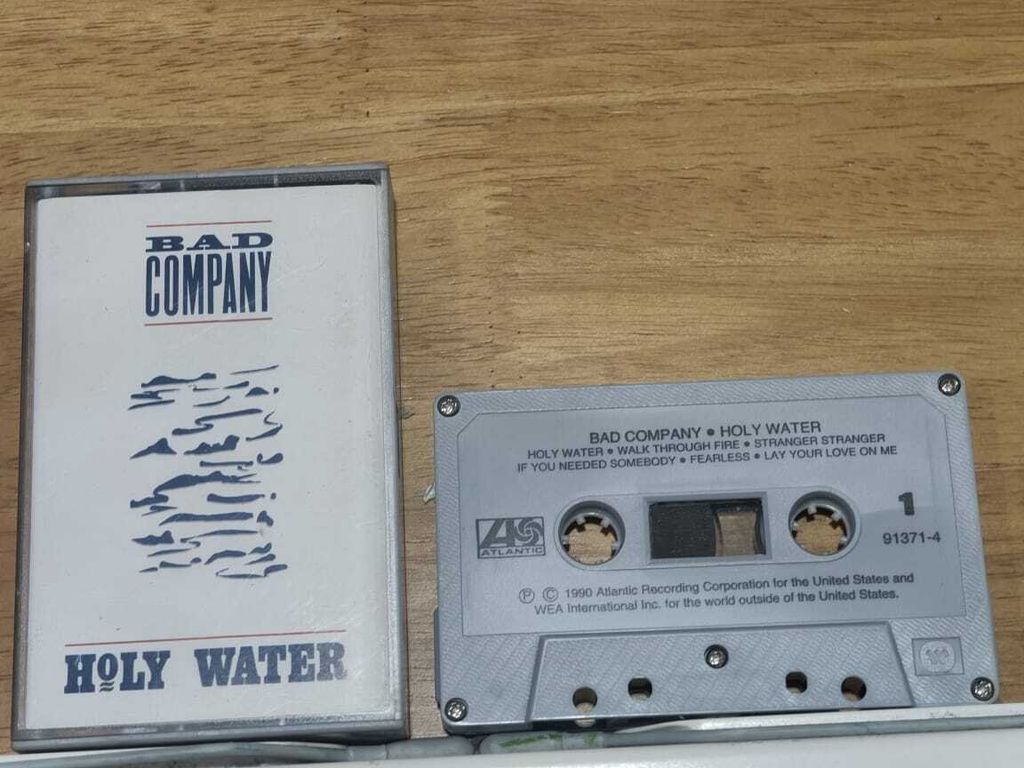 BAD COMPANY Holy Water CASSETTE TAPE