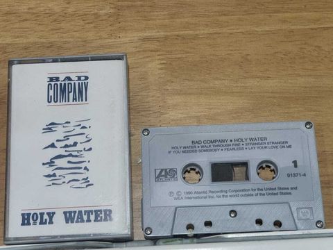 BAD COMPANY Holy Water CASSETTE TAPE