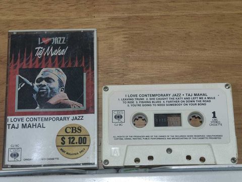 TAJ MAHAL I Love Contemporary Jazz CASSETTE TAPE