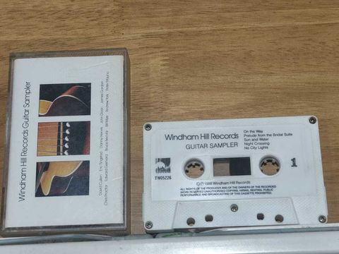 WINDHAM HILL RECORD Guitar Sampler CASSETTE TAPE