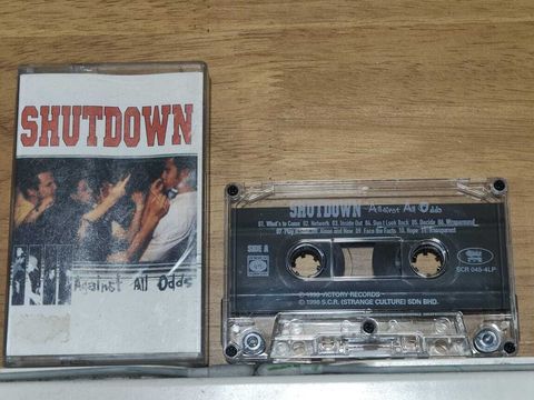 SHUTDOWN Against All Odds CASSETTE TAPE