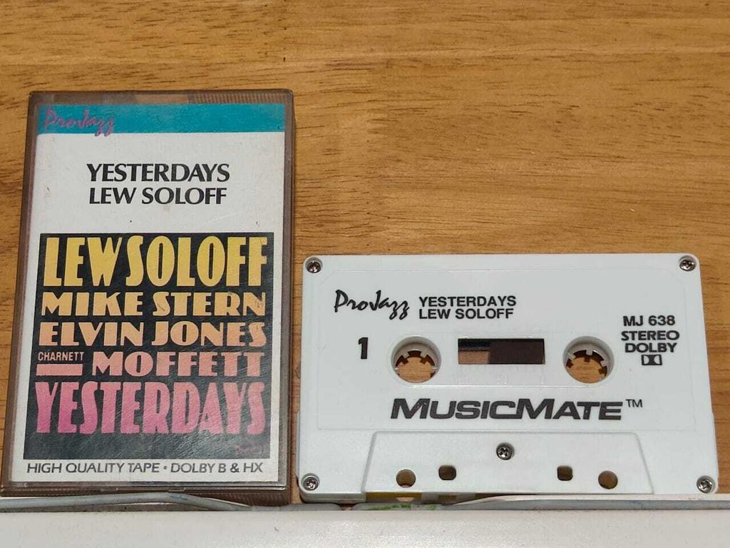 LEW SOLOFF Yesterdays CASSETTE TAPE