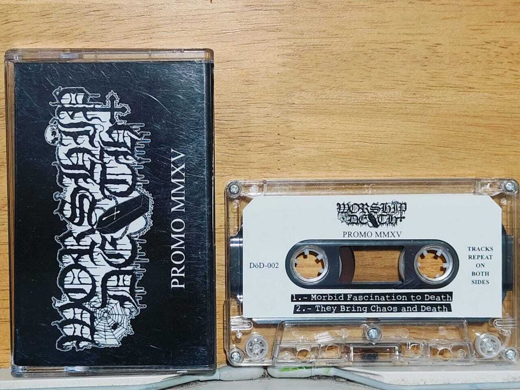 WORSHIP DEATH Promo MMXV CASSETTE TAPE