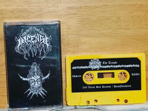 INCENSE The Temple CASSETTE TAPE