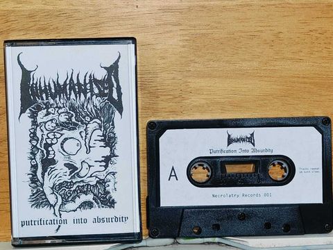 INHUMANISED Putrification Into Absurdity CASSETTE TAPE