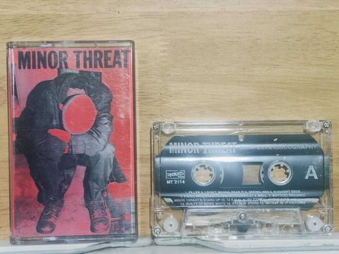 MINOR THREAT Complete Discography CASSETTE TAPE