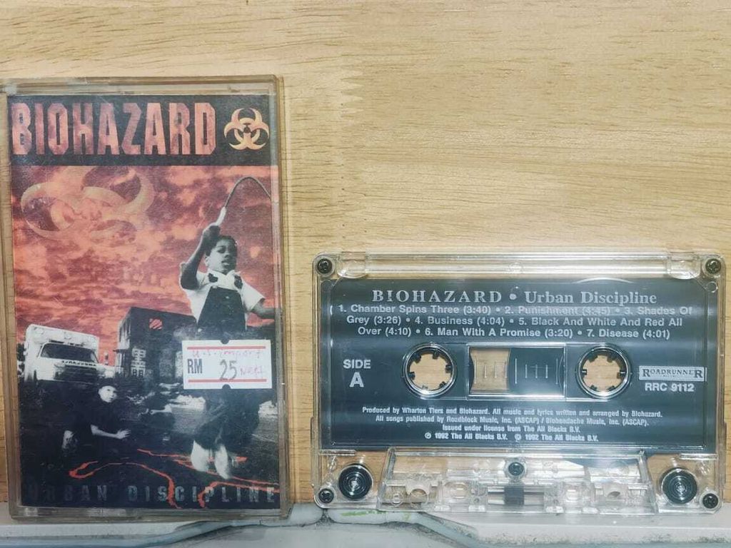 BIOHAZARD Urban Discipline CASSETTE TAPE