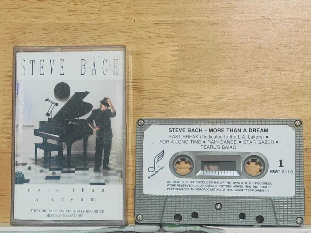 STEVE BACH More Than A Dream CASSETTE TAPE