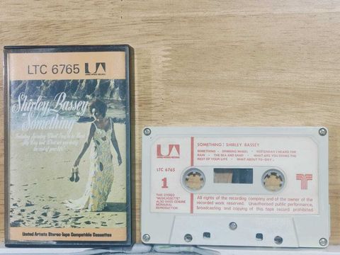 SHIRLEY BASSEY Something CASSETTE TAPE