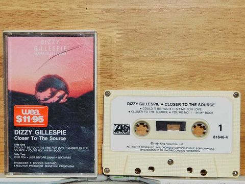 DIZZY GILLESPIE Closer To The Source CASSETTE TAPE