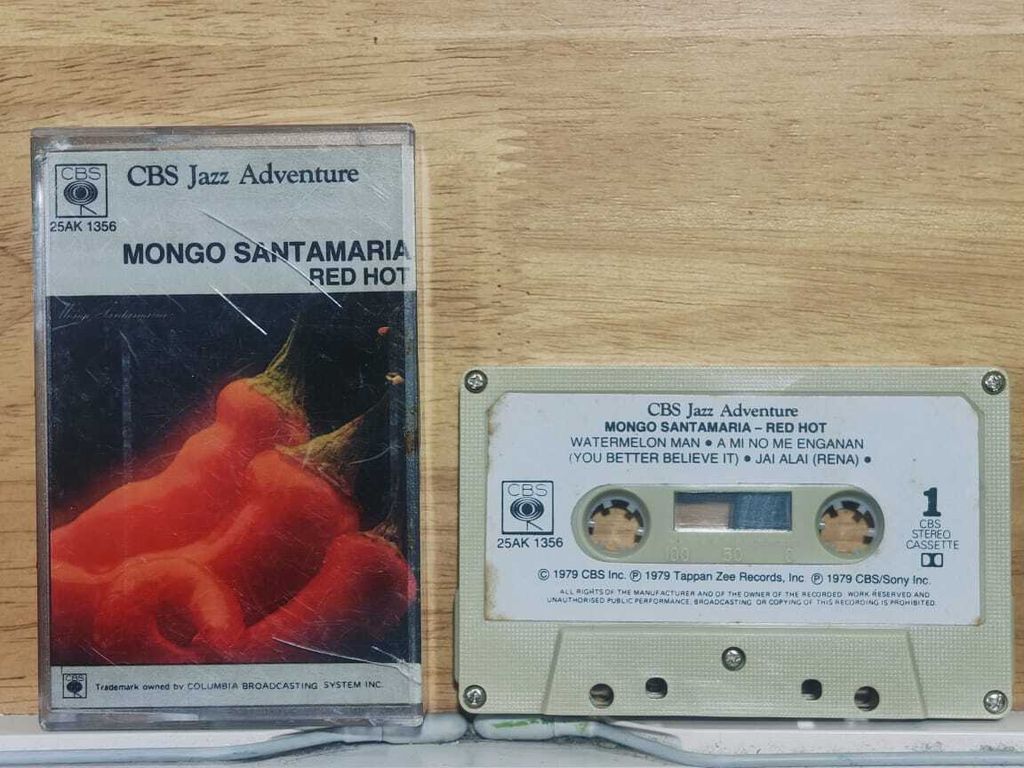 MONGO SANTAMARIA Red Hot CASSETTE TAPE