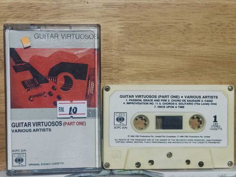 Various GUITAR VIRTUOSO Part One CASSETTE TAPE