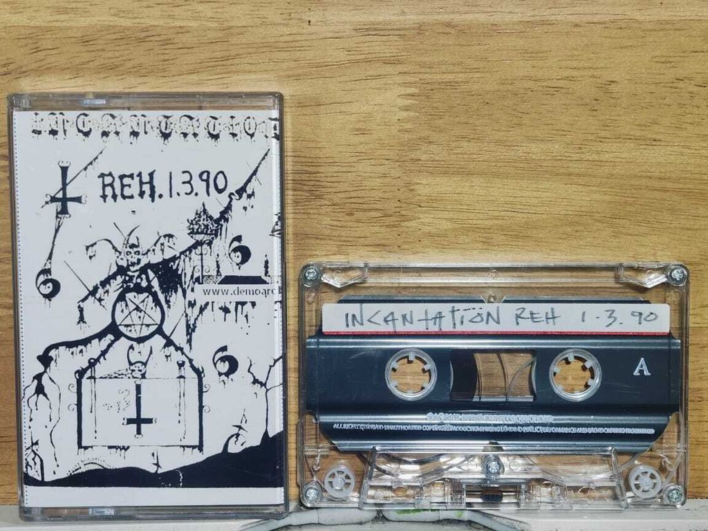 INCANTATION Rehearsal 1390 CASSETTE TAPE Fan-Dubbed