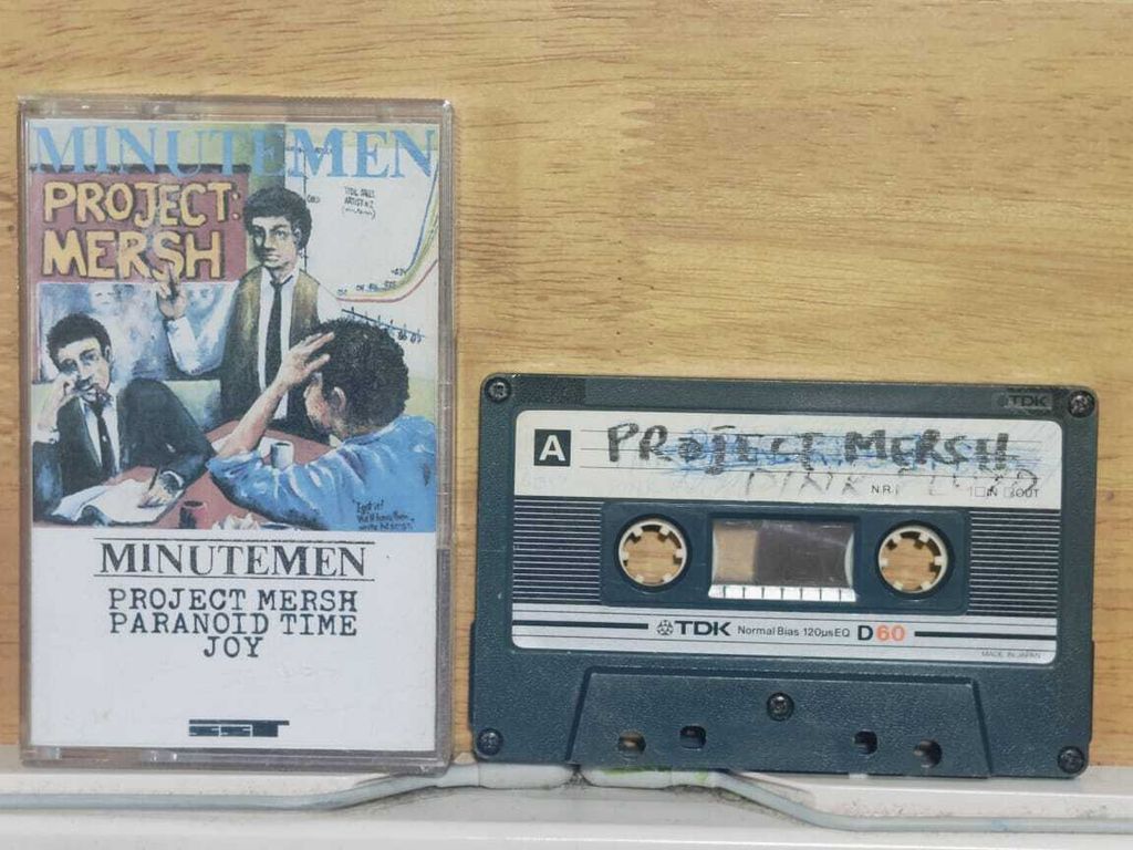 MINUTEMEN Project Mersh Paranoid Time Joy CASSETTE TAPE Fan-Dubbed