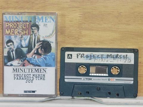 MINUTEMEN Project Mersh Paranoid Time Joy CASSETTE TAPE Fan-Dubbed