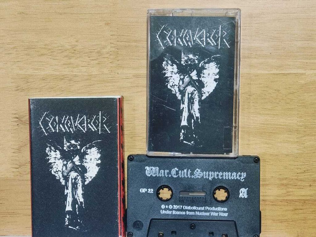 CONQUEROR War Cult Supremacy CASSETTE TAPE with Slipcase