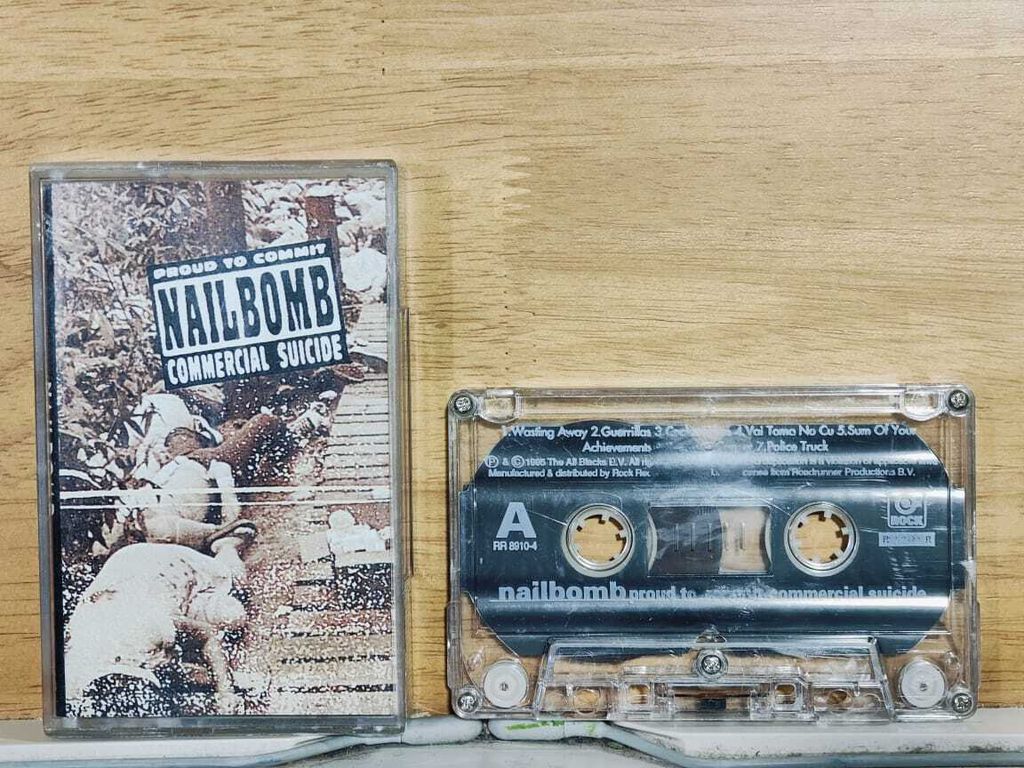 NAILBOMB Proud To Commit Commercial Suicide CASSETTE TAPE