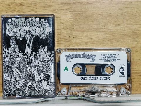 ATOMICDEATH Missile Massacre E.P. CASSETTE TAPE