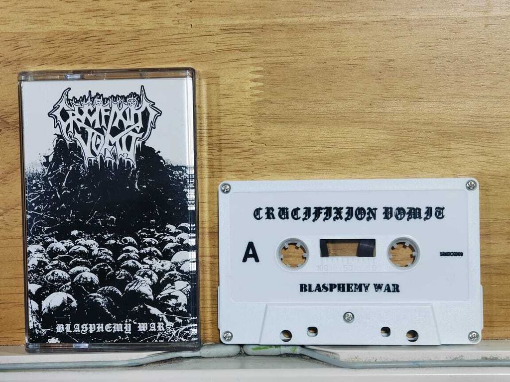 CRUCIFIXION VOMIT Blasphemy War CASSETTE TAPE