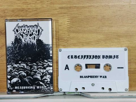 CRUCIFIXION VOMIT Blasphemy War CASSETTE TAPE