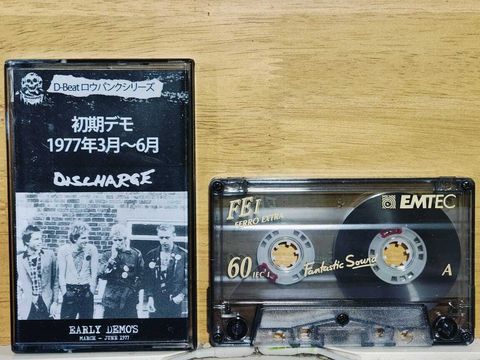 DISCHARGE Early Demos March-June 1977 CASSETTE TAPE