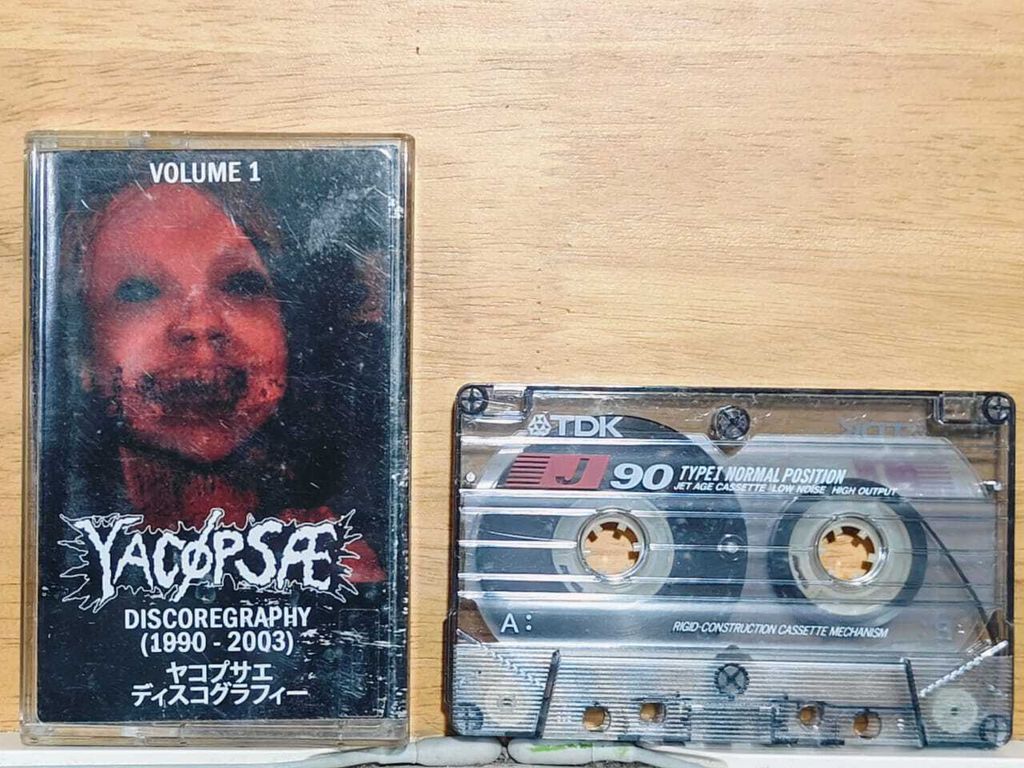 YACØPSÆ Discoregraphy 1990-2003 Volume 1 CASSETTE TAPE Fan-Dubbed