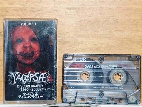YACØPSÆ Discoregraphy 1990-2003 Volume 1 CASSETTE TAPE Fan-Dubbed